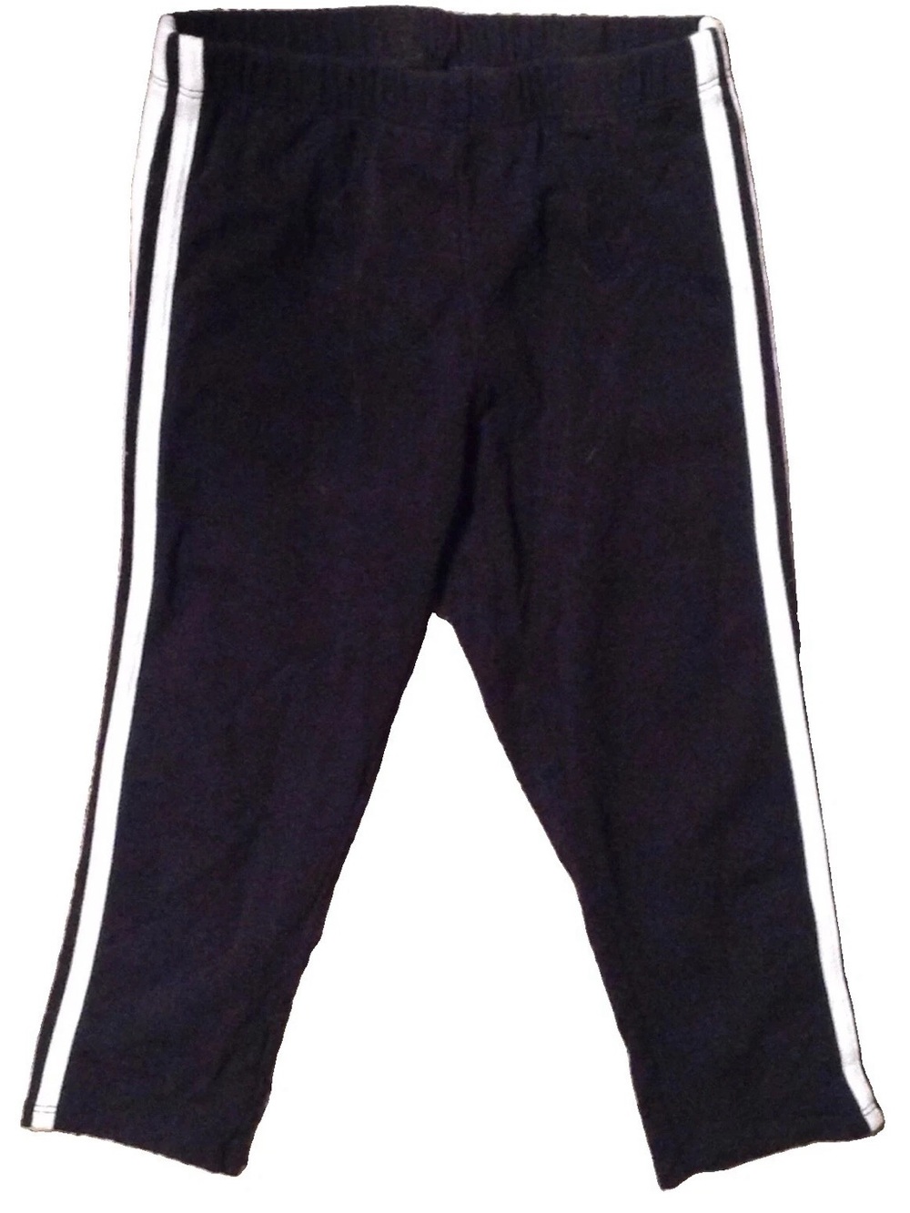 SO Capri Athletic Leggings Little Girls Size 8 Medium Black White